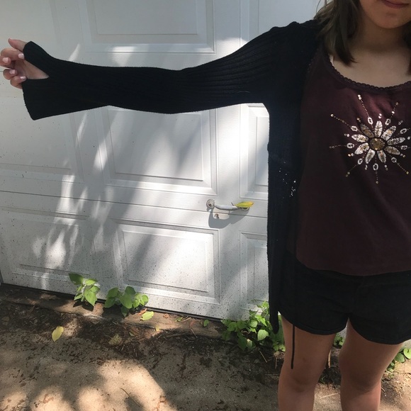 ➲ vintage black sweater - Picture 3 of 6